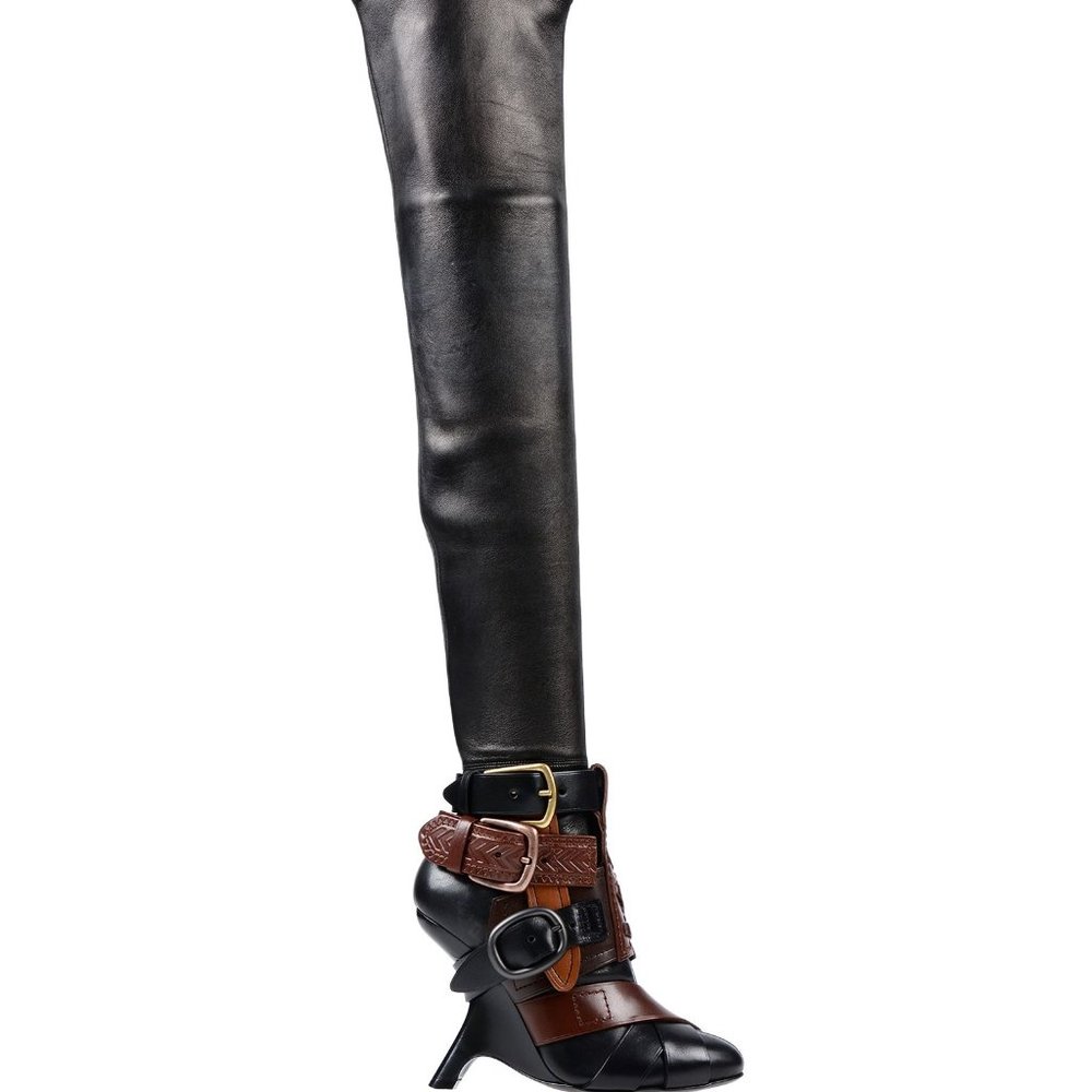 $3K New Limited Edition Tom Ford long boots in black leather.Size 37,5 Italy